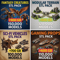 Unleash the full potential of your 3D printer with the Ultimate 3D Print Model Library, featuring over 350,000 premium STL files ready for instant use.

Perfect for makers, artists, studios, and professionals who seek endless inspiration and reliable, print-ready designs.

Enjoy instant cloud access to a massive, well-organized library — with no download limits and no storage restrictions.
Everything you need for effortless creativity, all in one place.