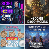 Unleash the full potential of your 3D printer with the Ultimate 3D Print Model Library, featuring over 350,000 premium STL files ready for instant use.

Perfect for makers, artists, studios, and professionals who seek endless inspiration and reliable, print-ready designs.

Enjoy instant cloud access to a massive, well-organized library — with no download limits and no storage restrictions.
Everything you need for effortless creativity, all in one place.