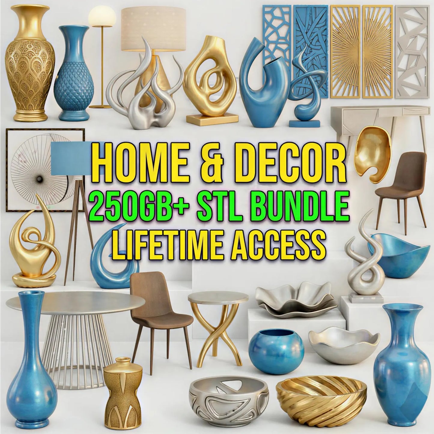 Unleash the full potential of your 3D printer with the Ultimate 3D Print Model Library, featuring over 350,000 premium STL files ready for instant use.

Perfect for makers, artists, studios, and professionals who seek endless inspiration and reliable, print-ready designs.

Enjoy instant cloud access to a massive, well-organized library — with no download limits and no storage restrictions.
Everything you need for effortless creativity, all in one place.