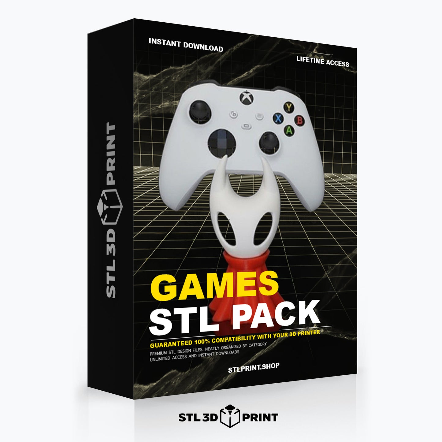 Ultimate Games 3D Print STL Pack - High-Detail 3D Printing Instant Download & lifetime Access