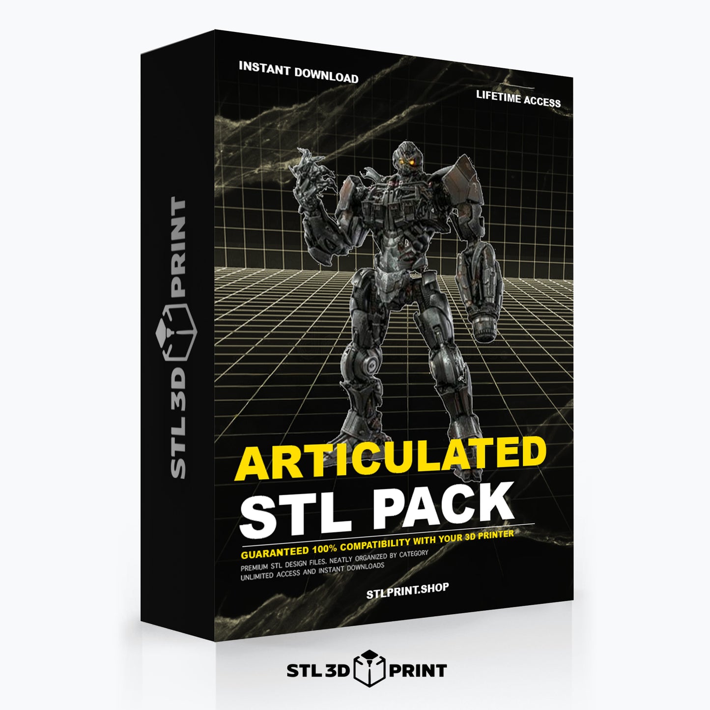 Ultimate Articulated Dragons 3D Print STL Pack - High-Detail 3D Printing Instant Download & lifetime Access