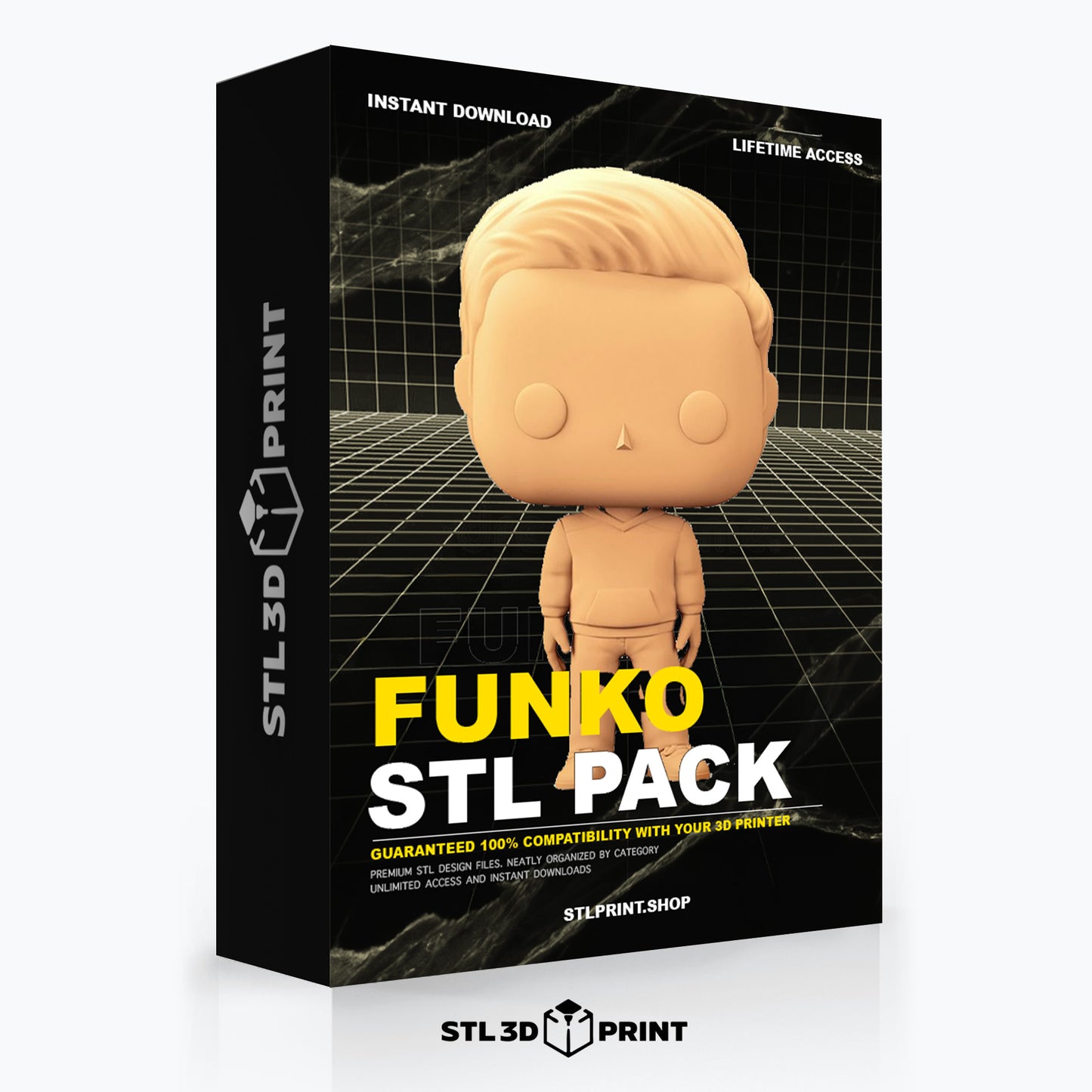 Ultimate Funko 3D Print STL Pack - High-Detail 3D Printing Instant Download & lifetime Access