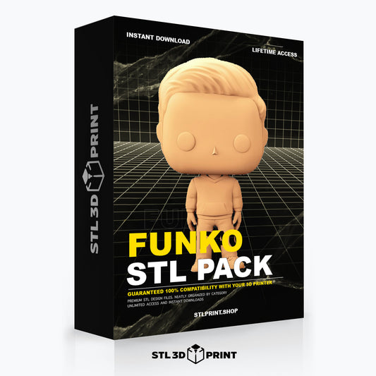 Ultimate Funko 3D Print STL Pack - High-Detail 3D Printing Instant Download & lifetime Access